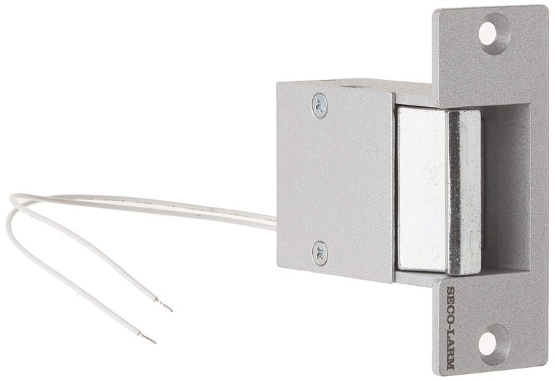 Seco-Larm SD-995A-D3Q ENFORCER Weatherproof Door/Gate Strike, Fail-secure operation, One piece cast body, Low current draw 310mA@12VDC, Compatible with most locksets, Extra wide keeper 1-5/8"